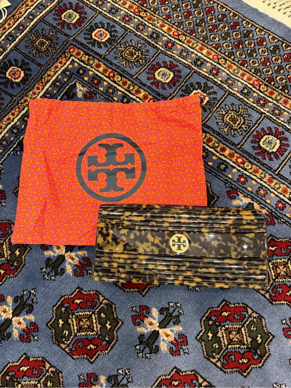 Tory Burch Tortoiseshell Clutch